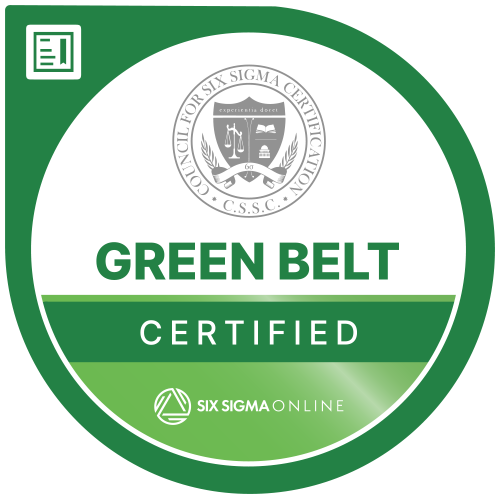 Six Sigma Green Belt Motorola
